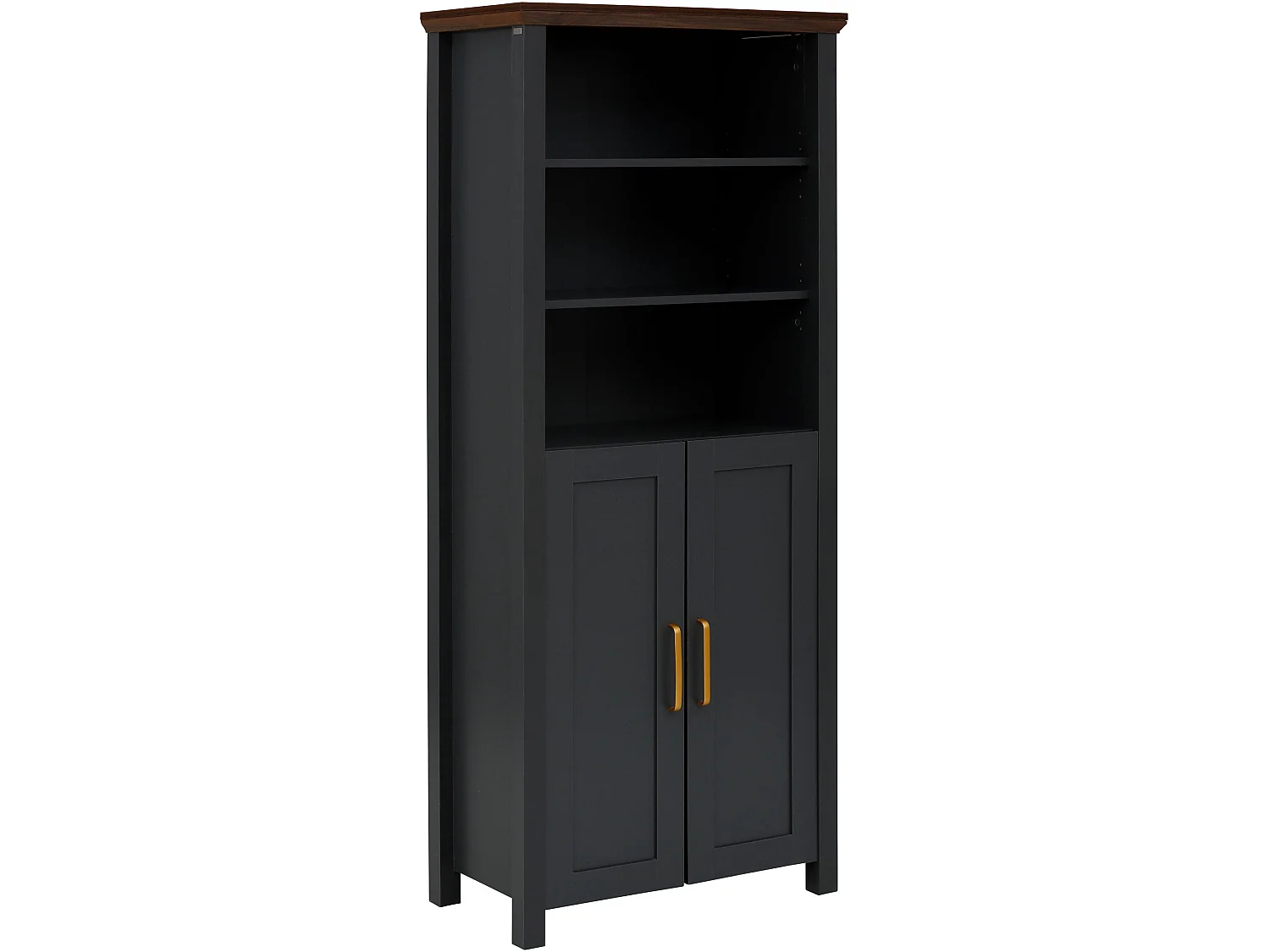 Marion Bookcase 2 Doors GreyWal
