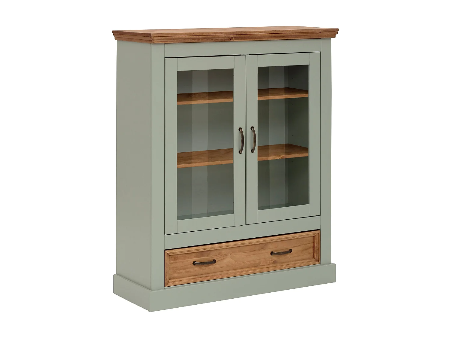 Selma Vitrine Laag Groen