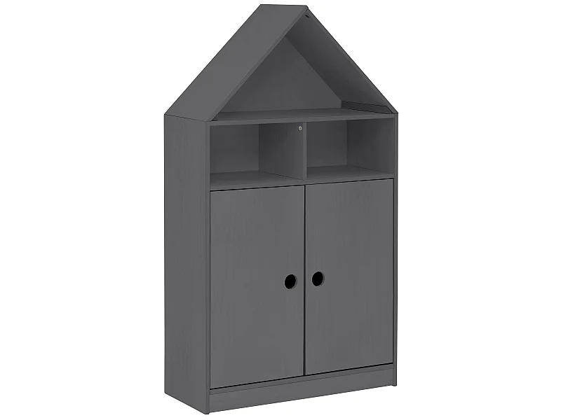 Alpi|Armoire avec 2 portes et toit gris
