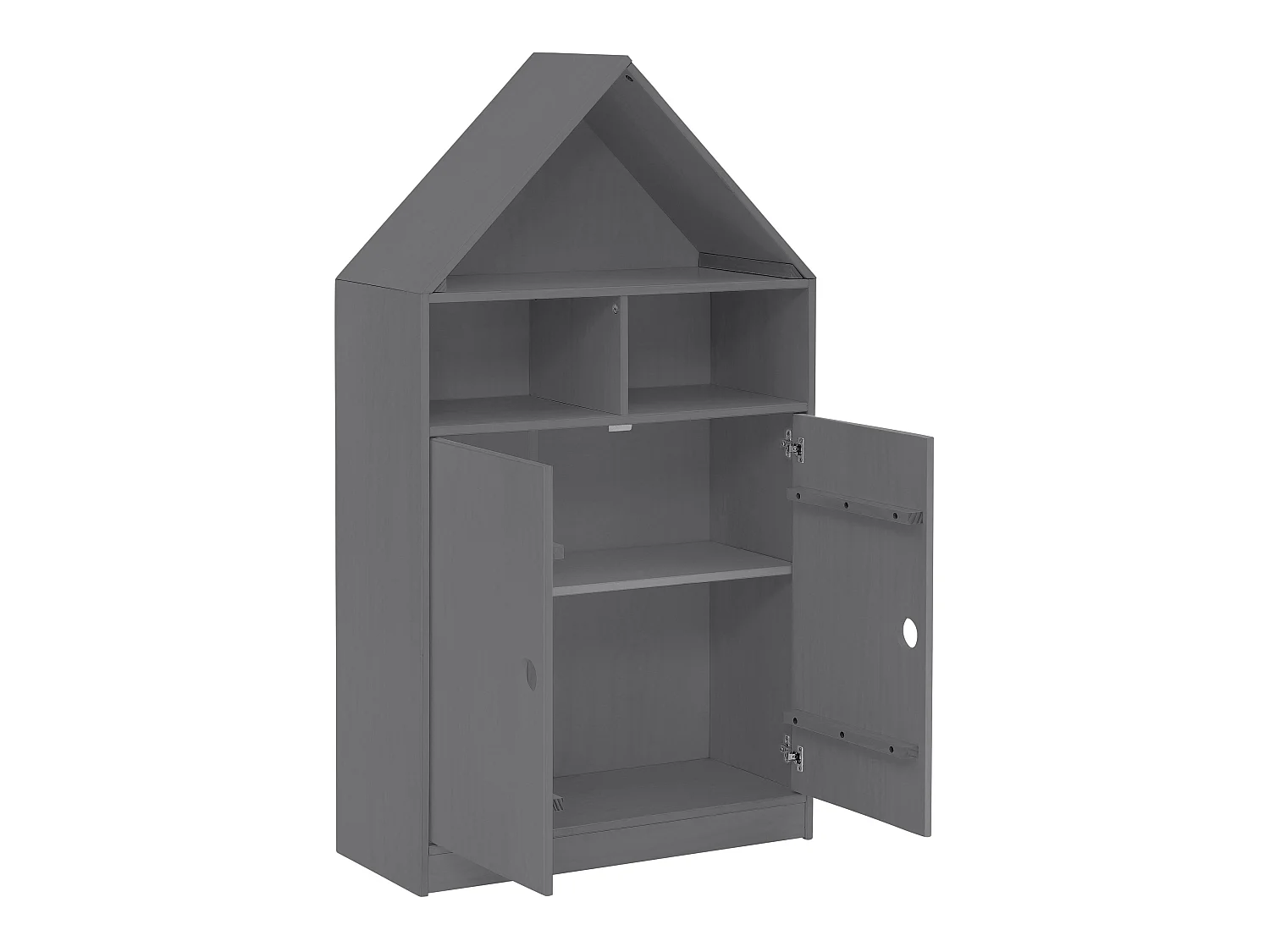 Alpi|Armoire avec 2 portes et toit gris