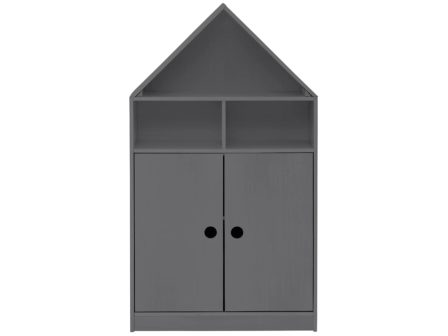Alpi|Armoire avec 2 portes et toit gris