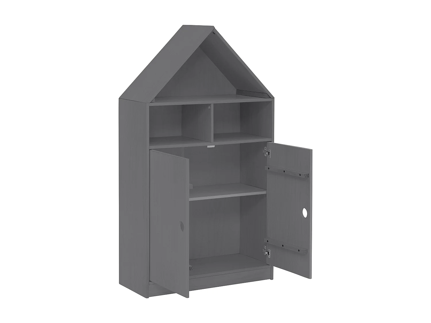 Alpi Cab 2 Türen mit Dach Grau