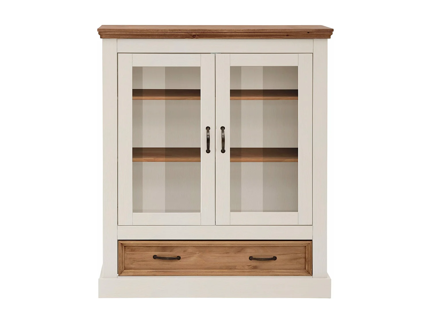 Selma Vitrine Laag Wit