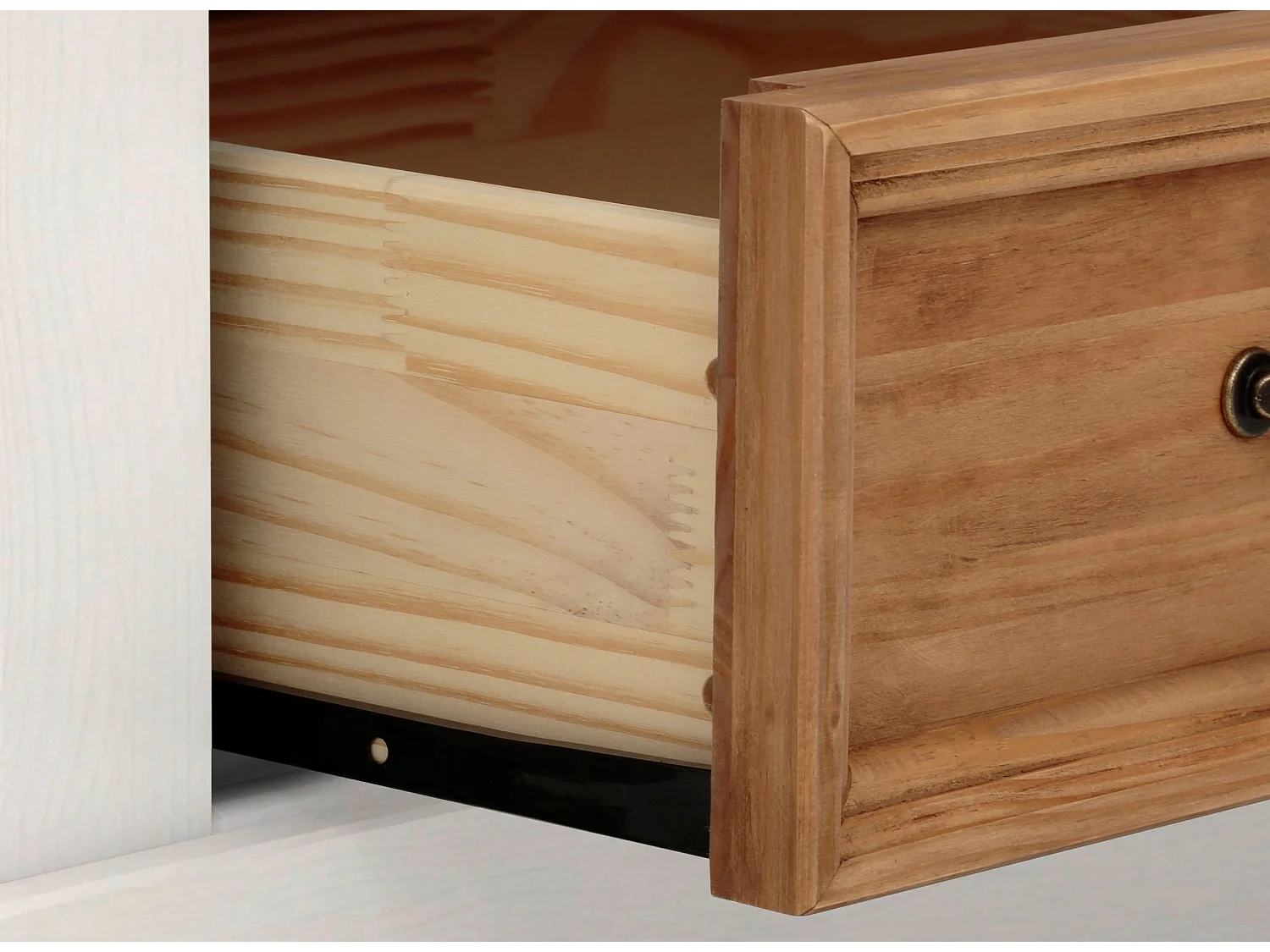 Selma Vitrine Laag Wit