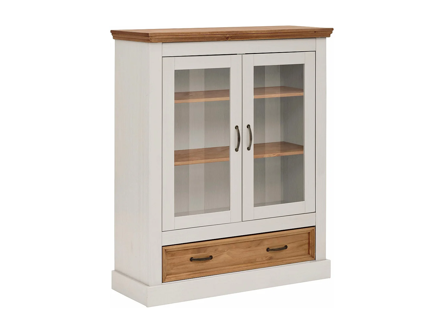 Selma Vitrine Laag Wit