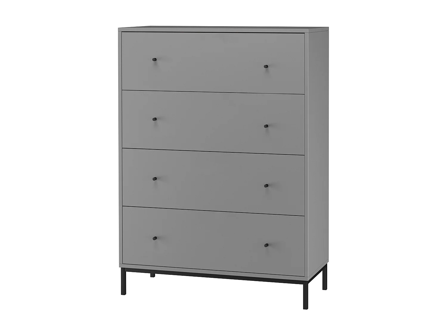 Commode 4 Laden Grijs