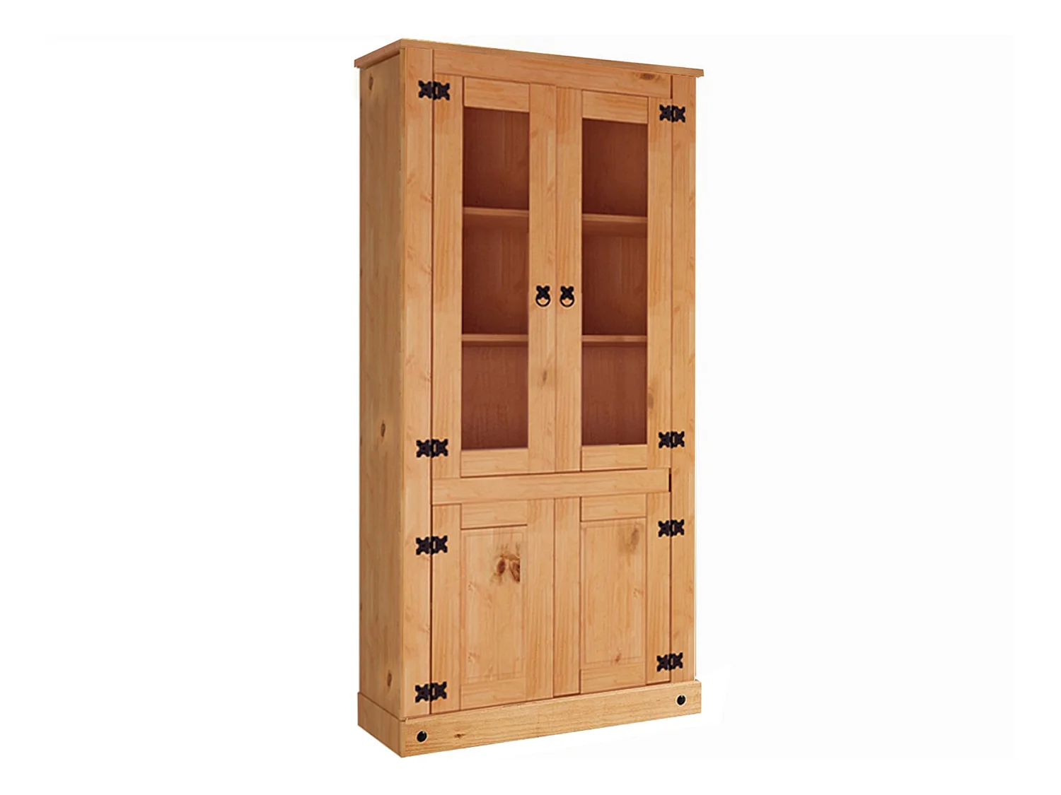 Mexico|Armoire 2 Glassdoor 2 Portes