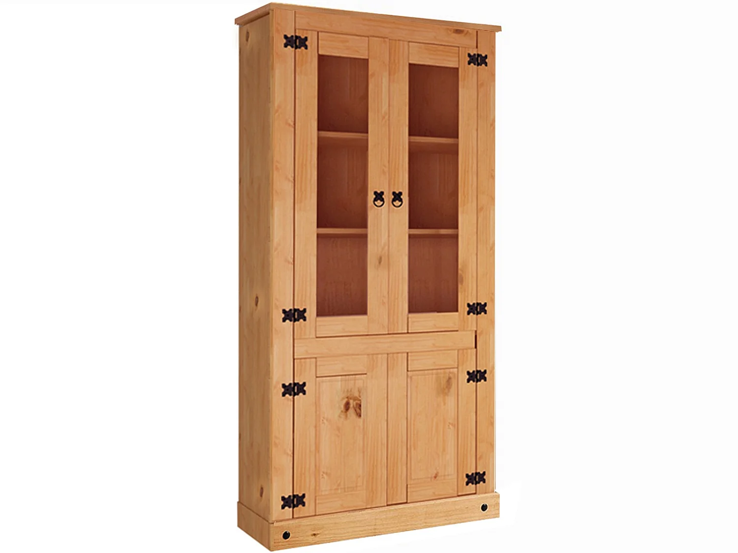 Mexico|Armoire 2 Glassdoor 2 Portes