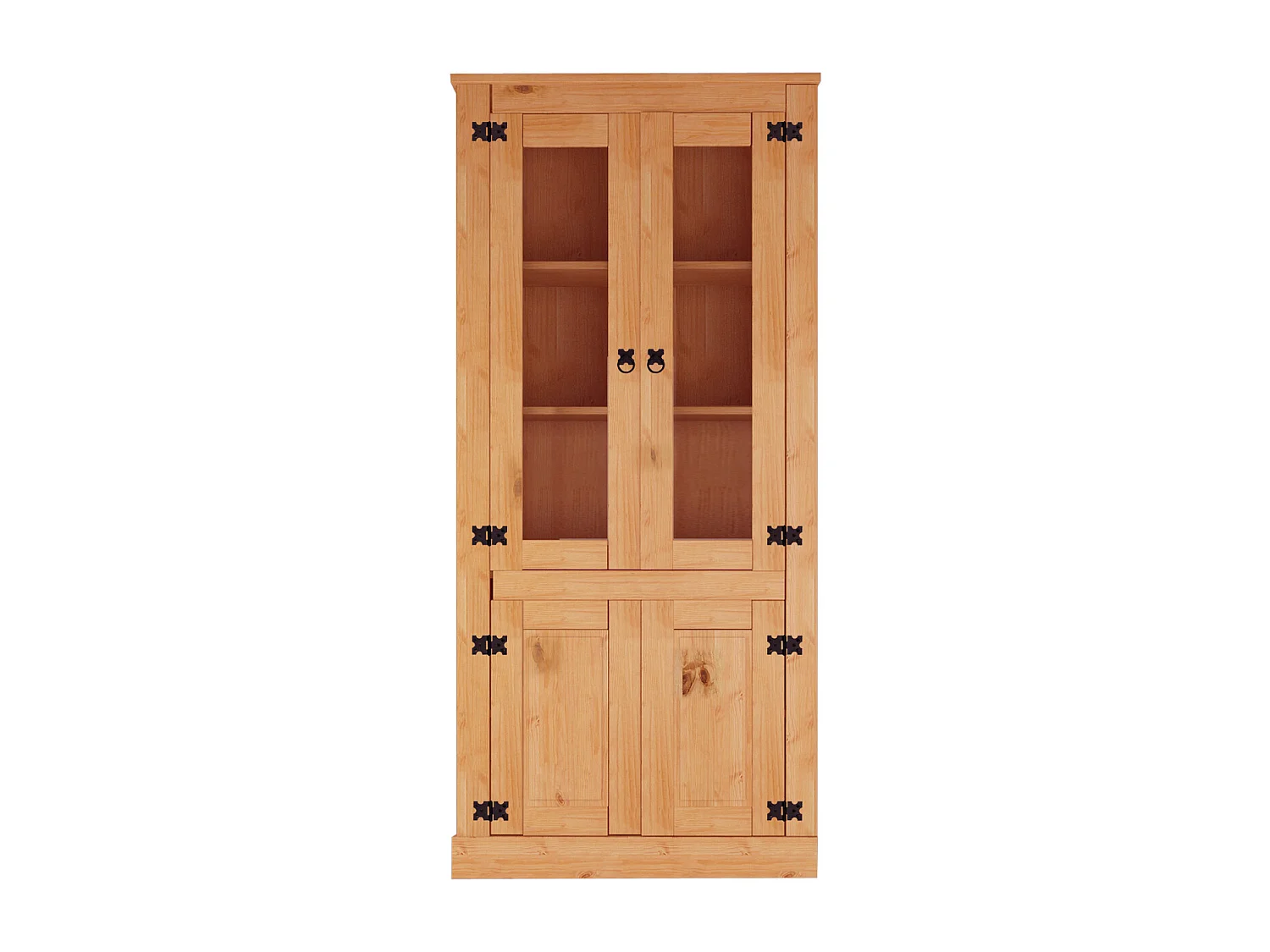 MEXICO Kast 2 Glassdoor 2 Deuren