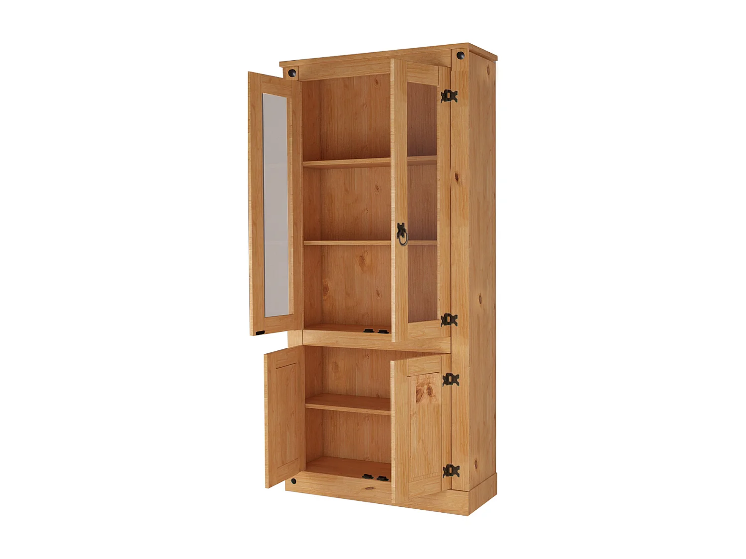 MEXICO Kast 2 Glassdoor 2 Deuren