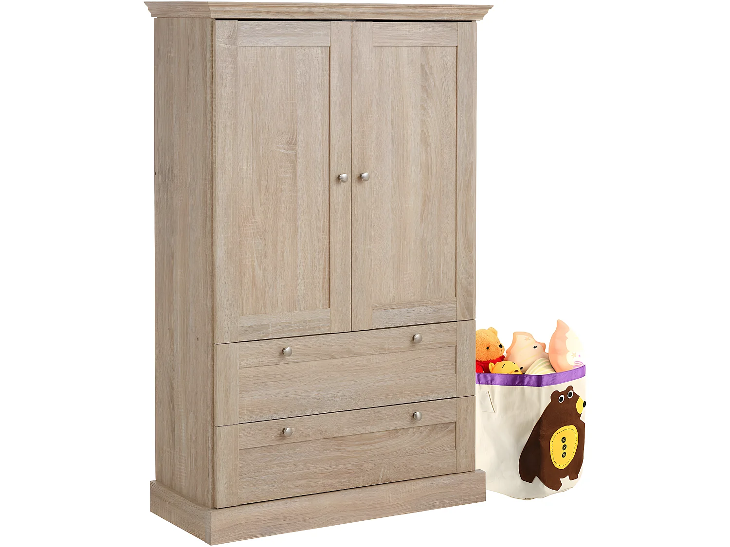 Binz Kast 2 Deuren 2 Deuren Eiken 3 Deuren