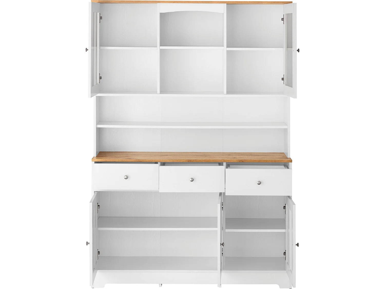 Buffet Kate 3+3 Ante Rovere Bianco