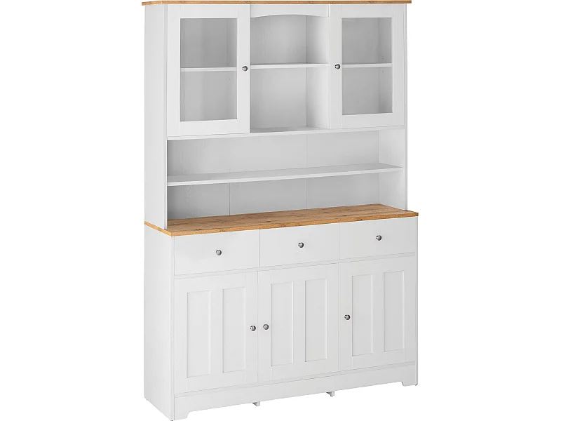 Kate | Buffet 3+3 Portas Carvalho Branco