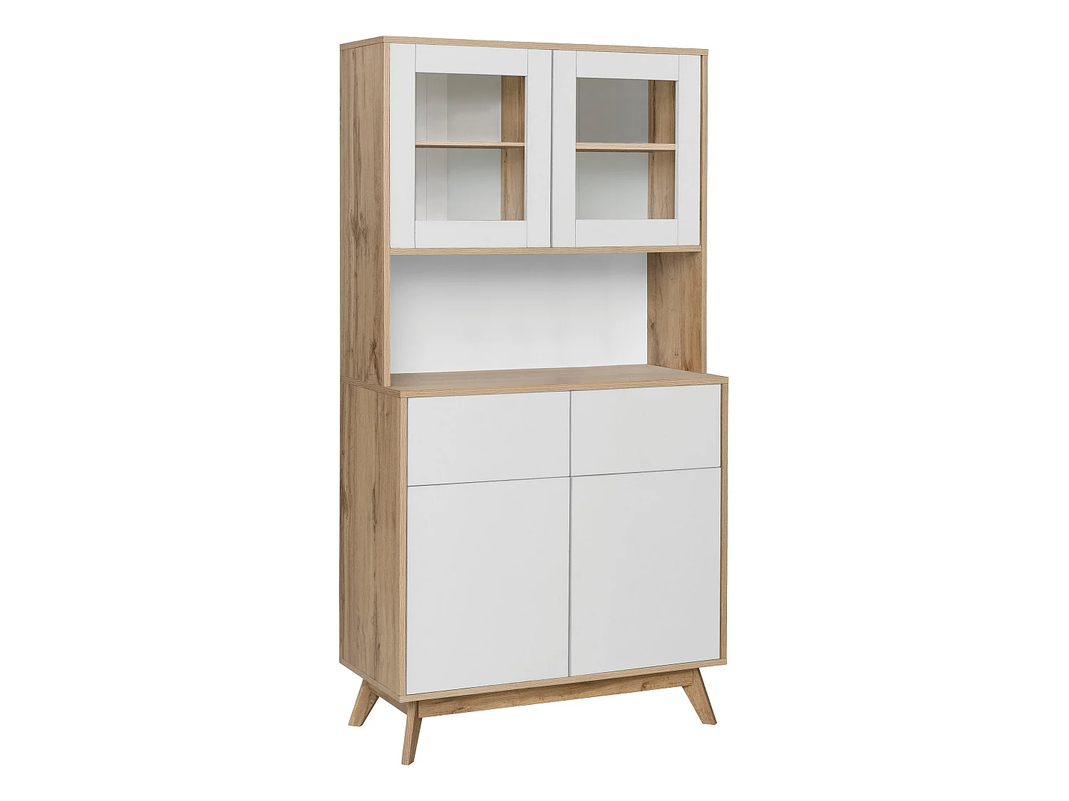 Skandi Buffet 2+2 Doors WhiteOak Oak