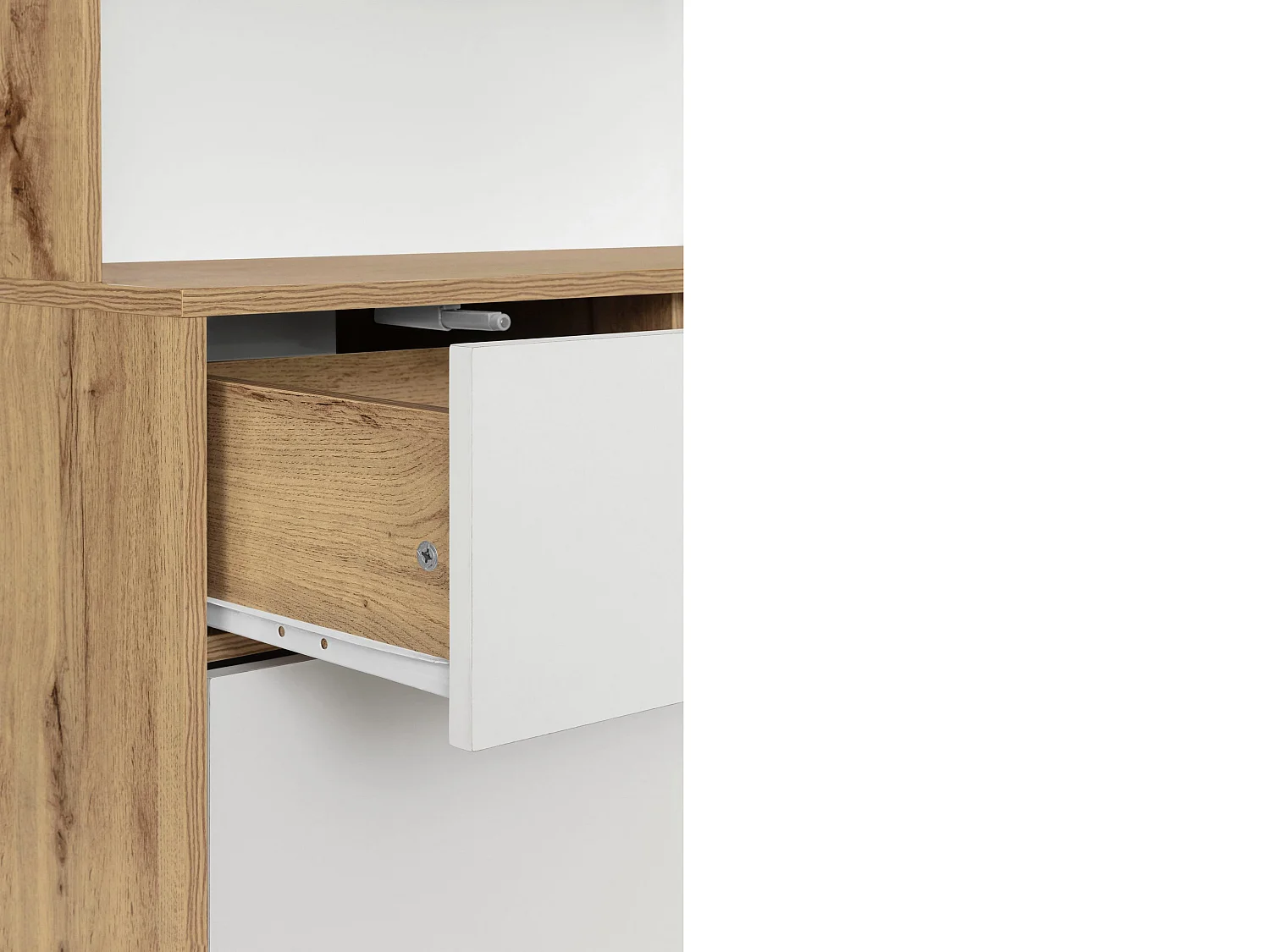 Skandi|Buffet 2+2 portes Chêne blanc Chêne