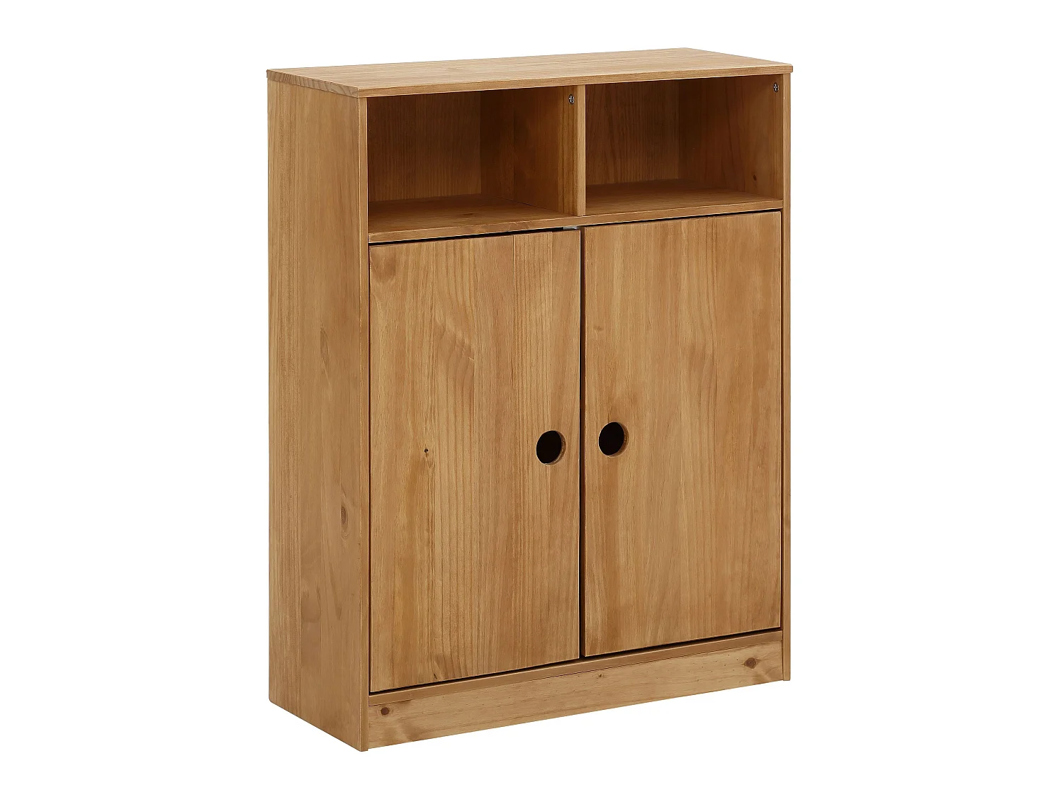 Alpi|Armoire avec 2 portes en pin Marron