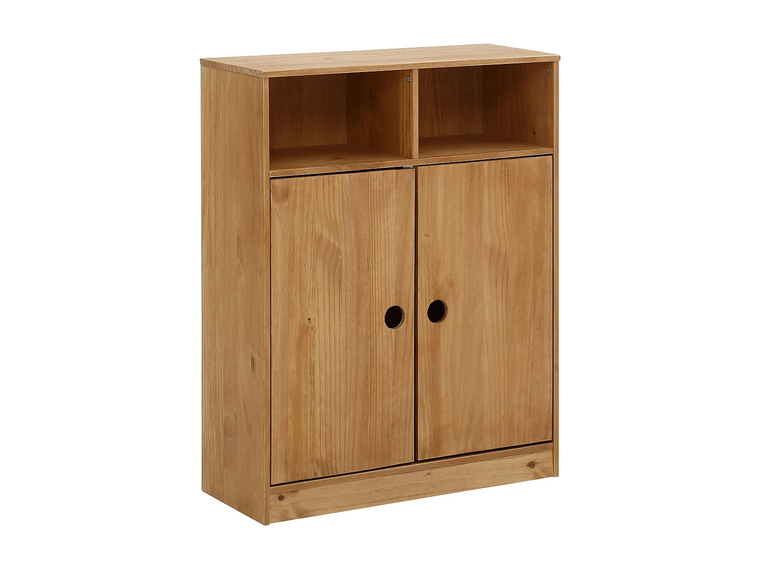 Alpi|Armoire avec 2 portes en pin Marron