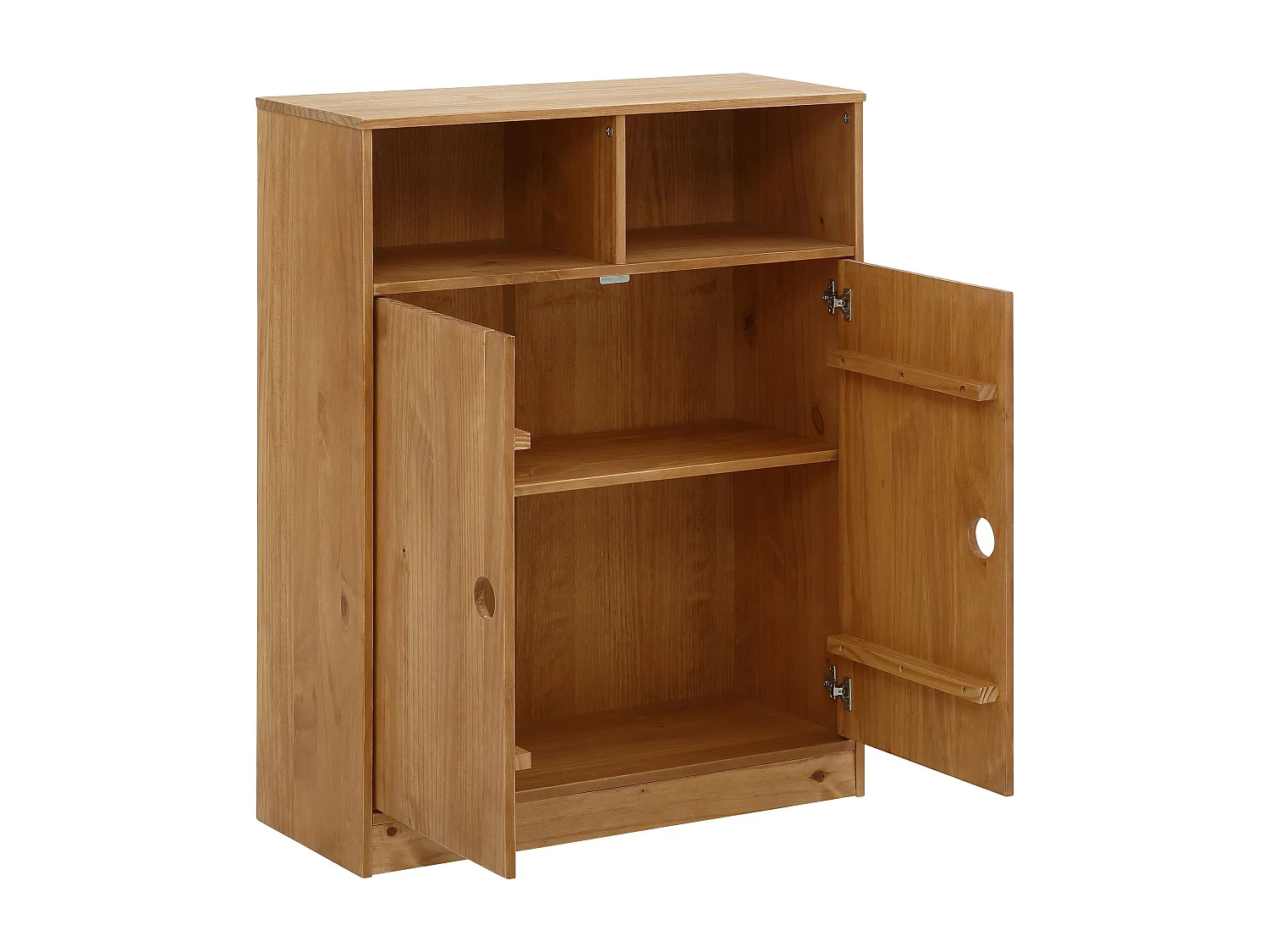 Alpi|Armoire avec 2 portes en pin Marron