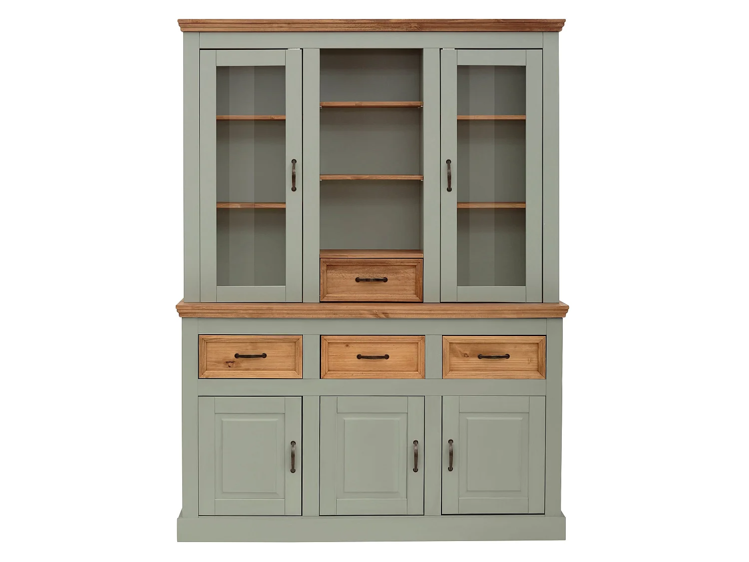 Buffet Selma 3 Ante 3 Cassetti 2 Anta Vetro 1 Cassetto