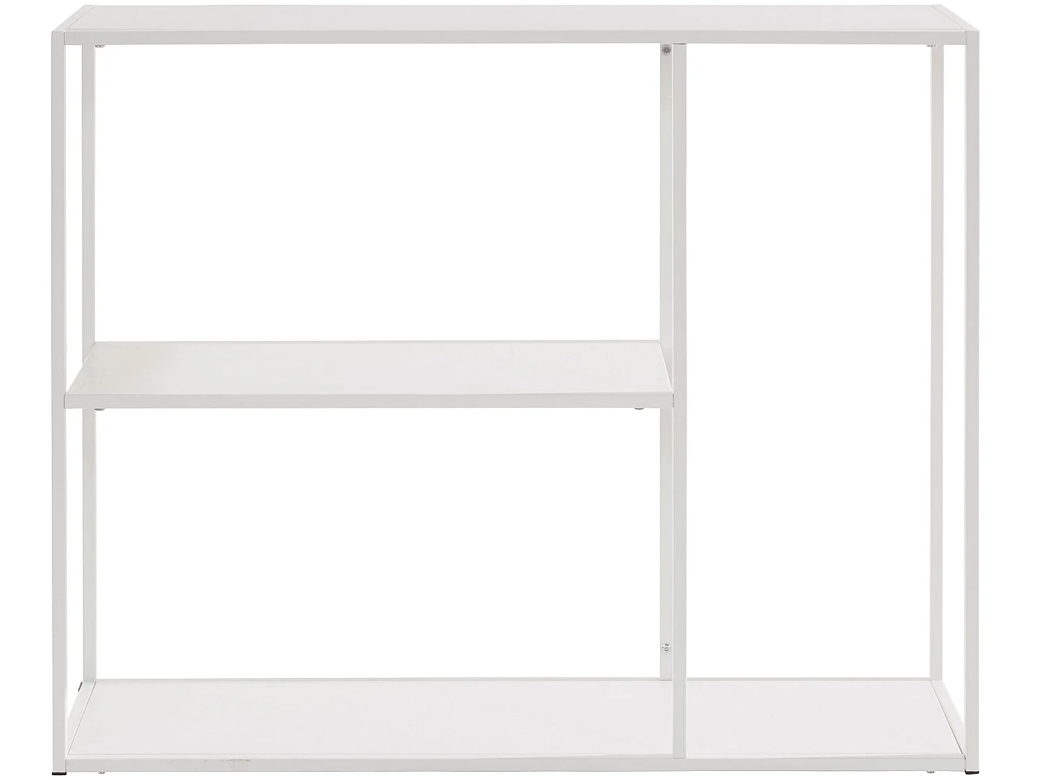 Libreria con 2 ripiani Bianco