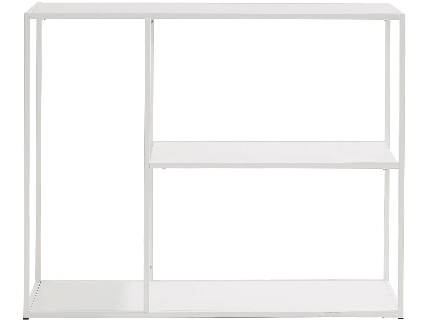 Libreria con 2 ripiani Bianco