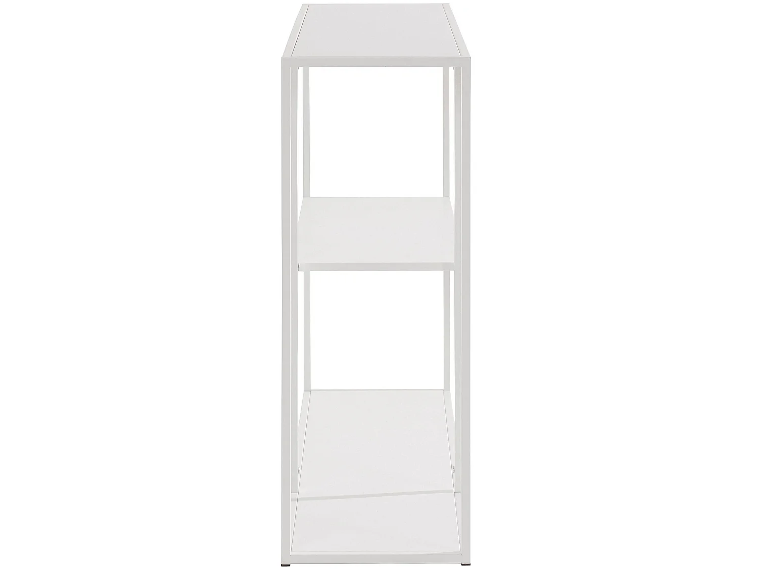 Libreria con 2 ripiani Bianco