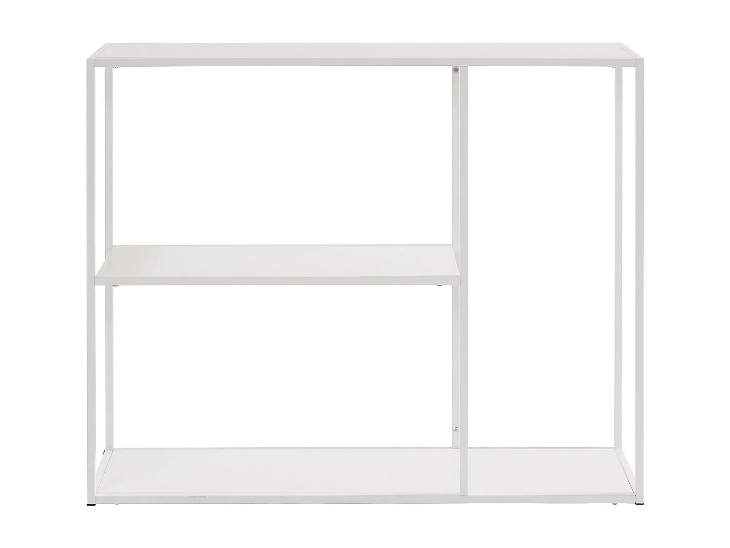 Libreria con 2 ripiani Bianco