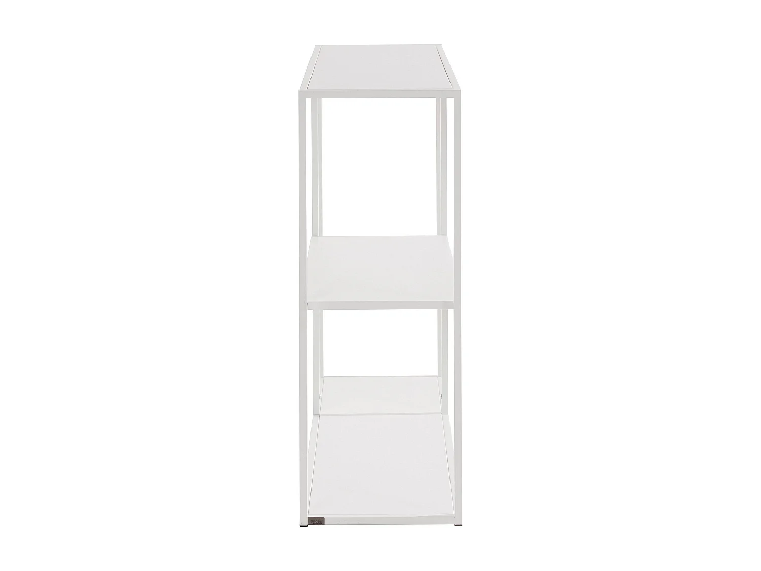 Libreria con 2 ripiani Bianco