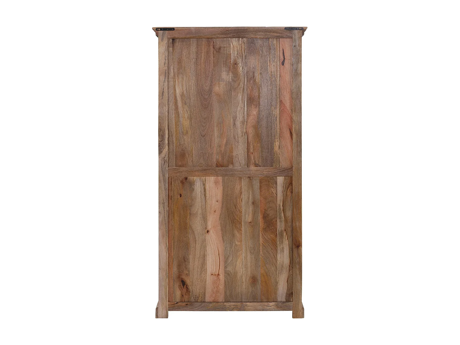 Maneesh|Armoire 2 portes 2 tiroirs Crème brune
