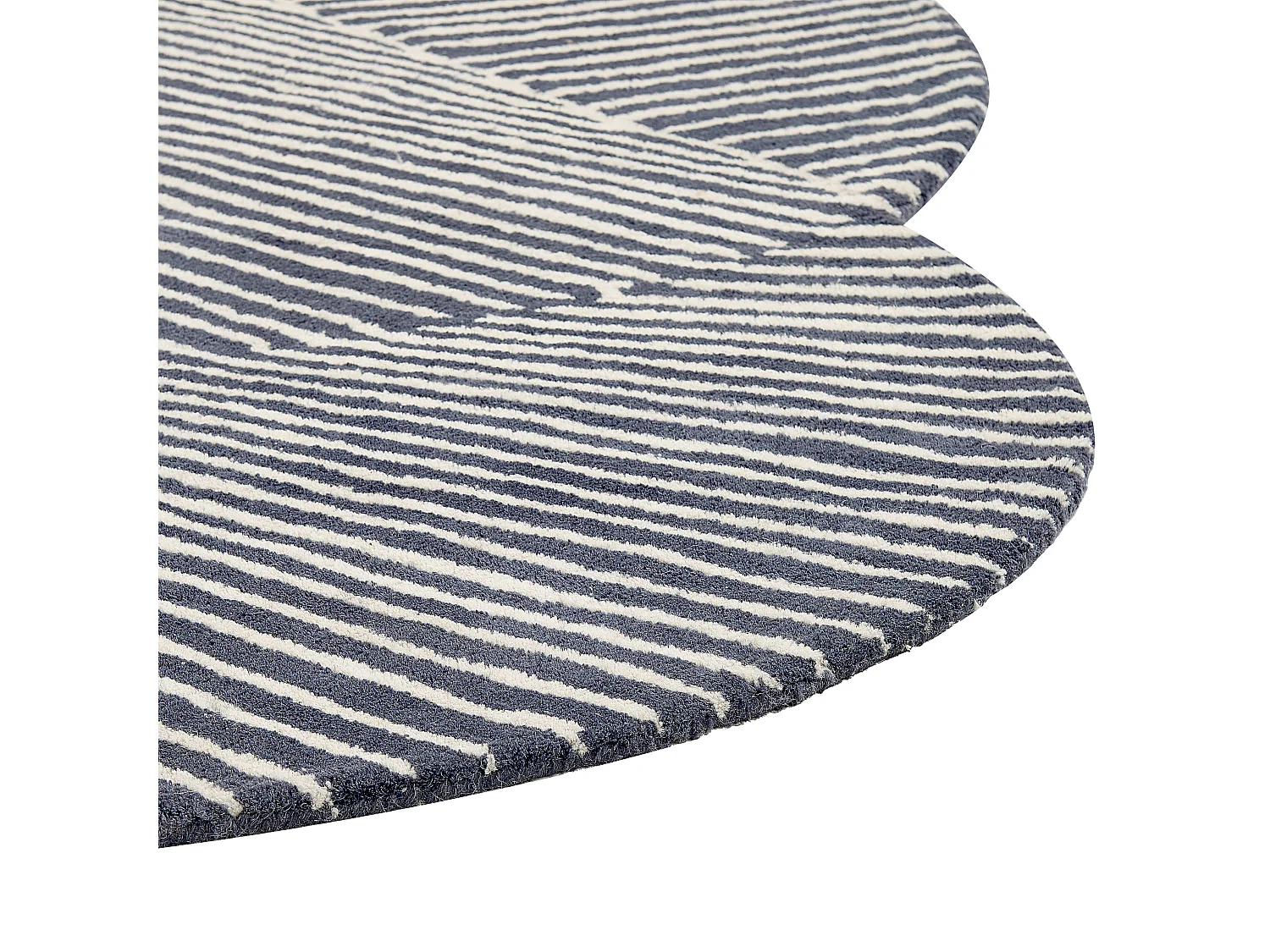 Tapis ZABOL Gris graphite 140 x 200 cm Laine