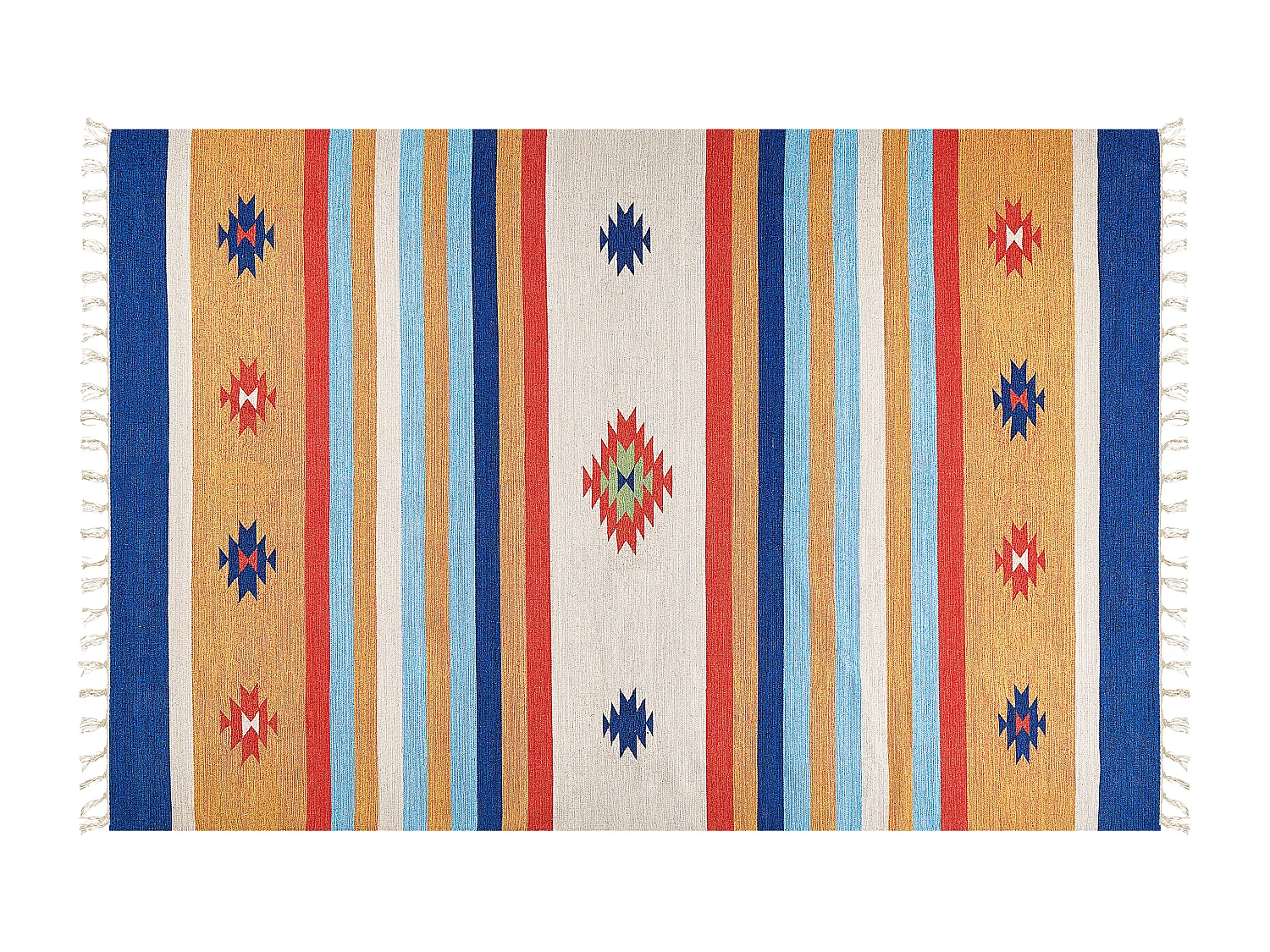 Tapis TARONIK Multicolore 200 x 300 cm Coton Kilim