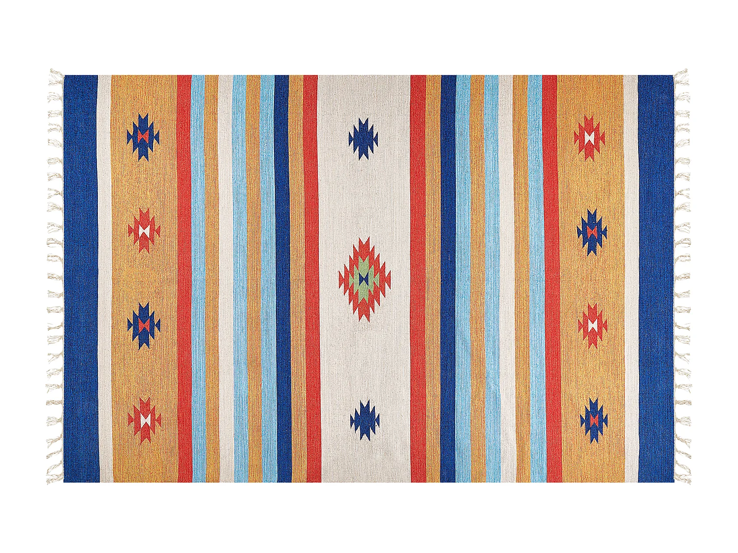 Vloerkleed kelim meerkleurig 200 x 300 cm TARONIK