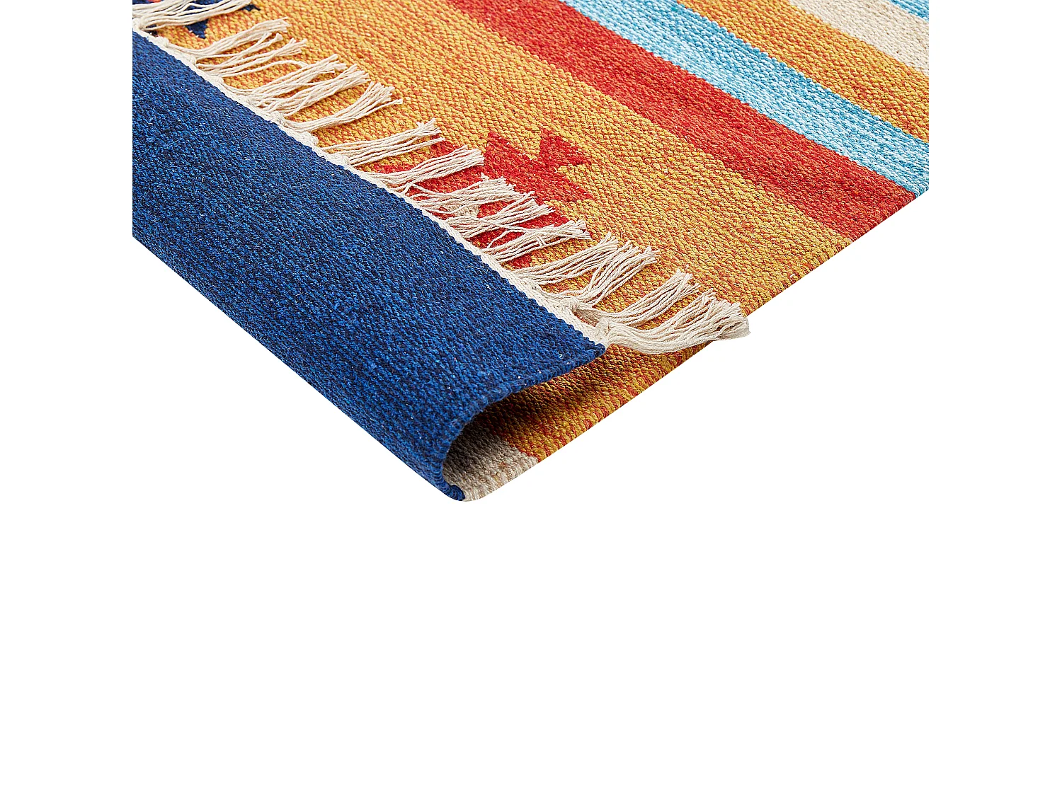 Tapis TARONIK Multicolore 80 x 300 cm Coton Kilim