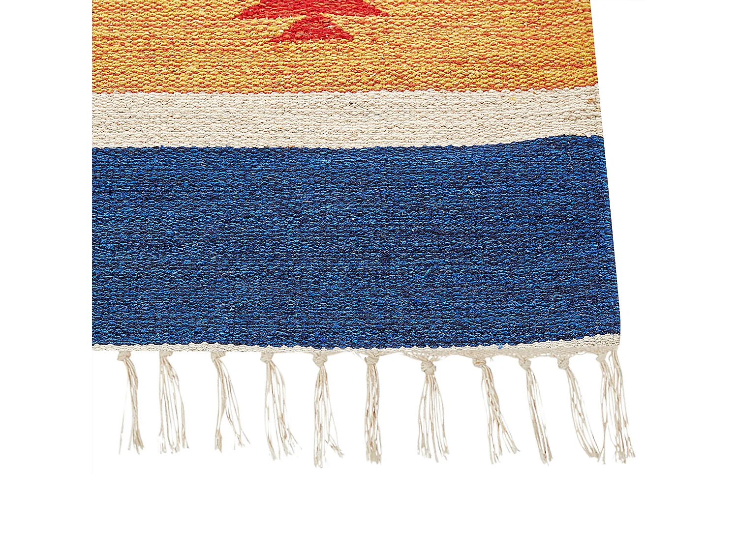 Tapis TARONIK Multicolore 80 x 300 cm Coton Kilim