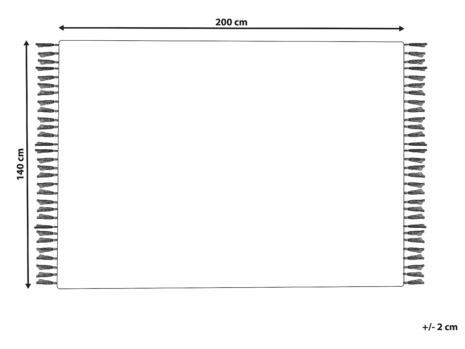 Tapis HATIS Multicolore 140 x 200 cm Coton Kilim