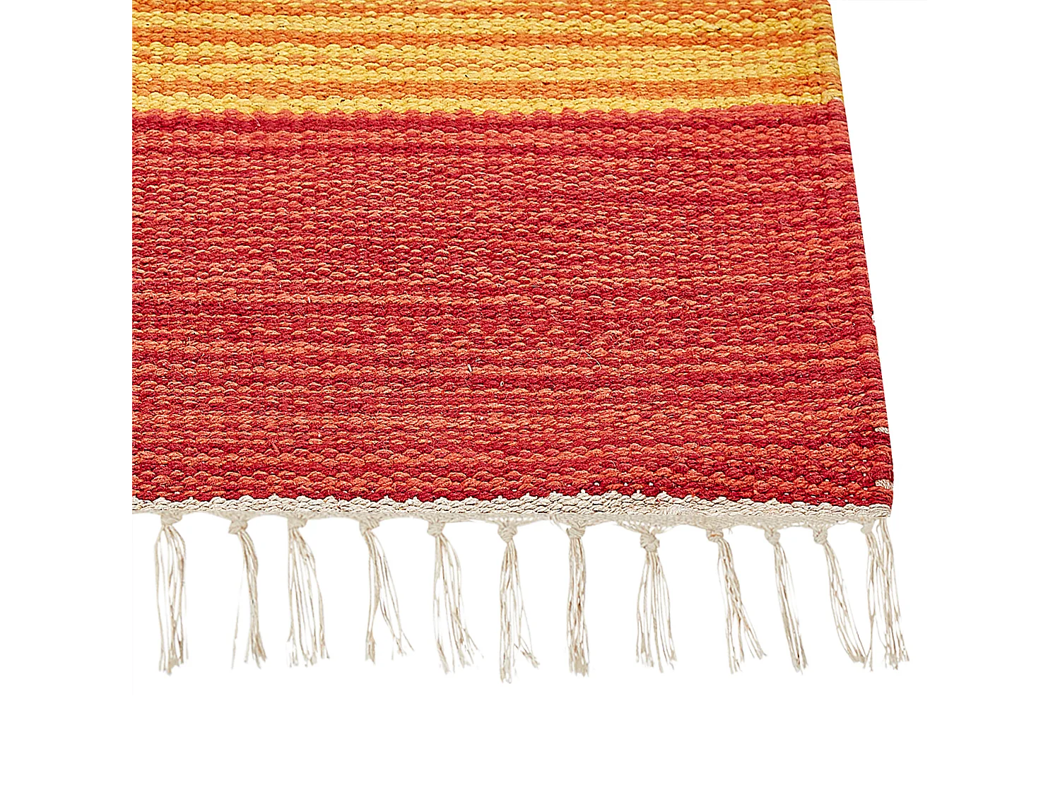 Vloerkleed kelim meerkleurig 140 x 200 cm KAMARIS