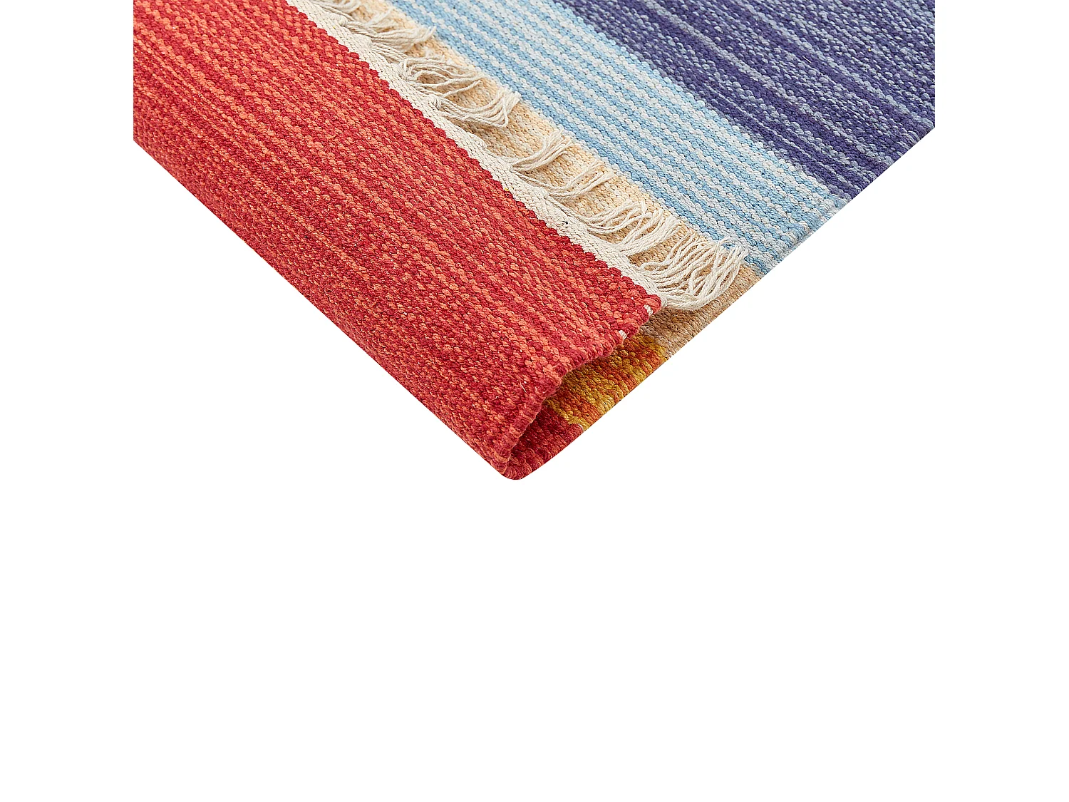 Tapis KAMARIS Multicolore 140 x 200 cm Coton Kilim