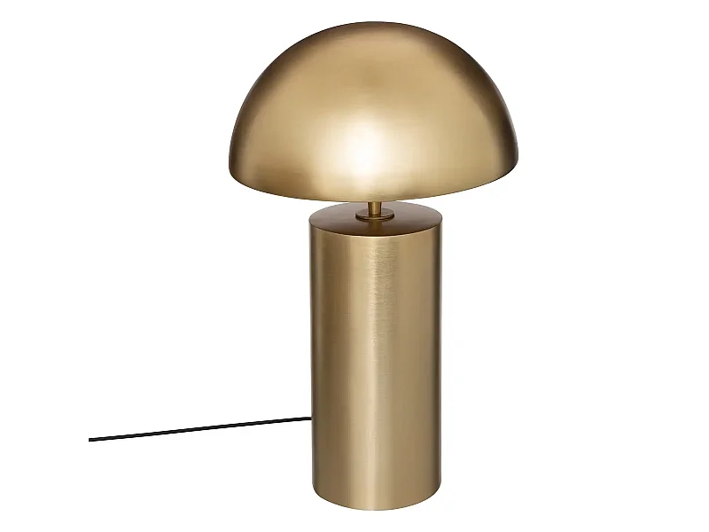 Lampe à poser, lampadaire en métal doré - Diamètre 30 x Hauteur 50 cm