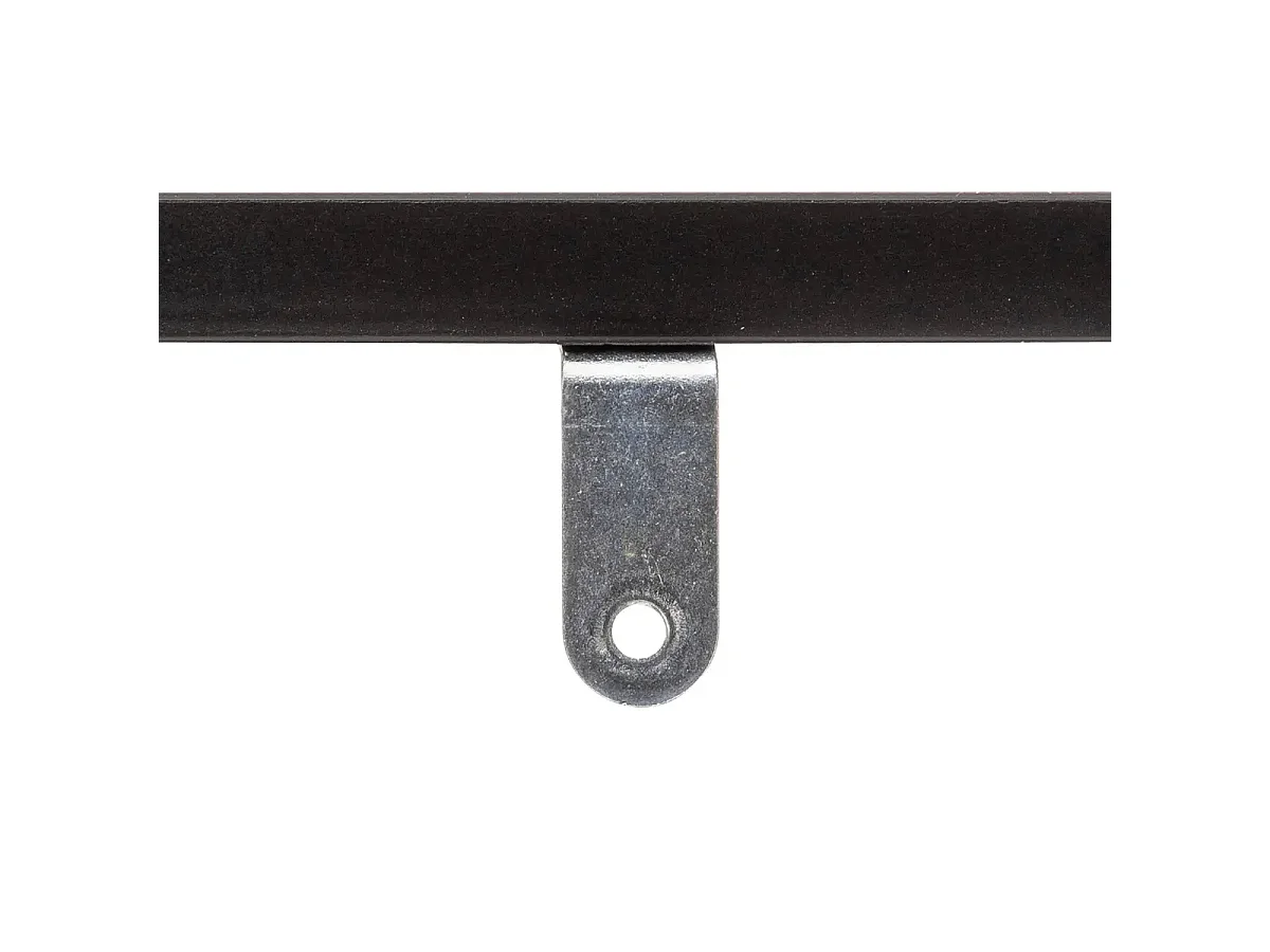 Meuble bas avec une porte en panneau de particules coloris noir/naturel