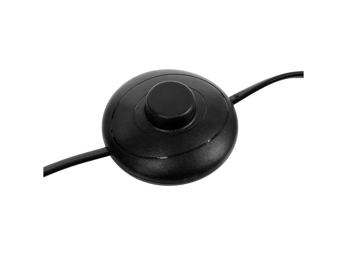 Lampe à poser, lampadaire droit en métal noir - L. 33 x P. 23 x H. 144 cm