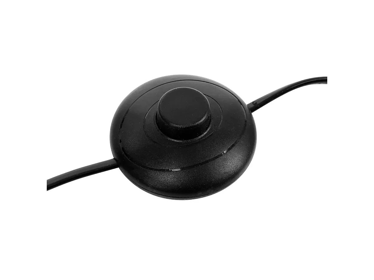 Lampe à poser, lampadaire droit en métal noir - L. 33 x P. 23 x H. 144 cm