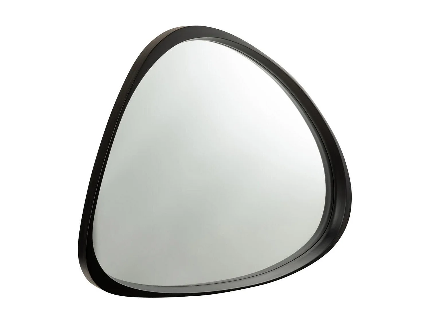 Miroir Mural en Verre Design "Giles" 99cm Noir