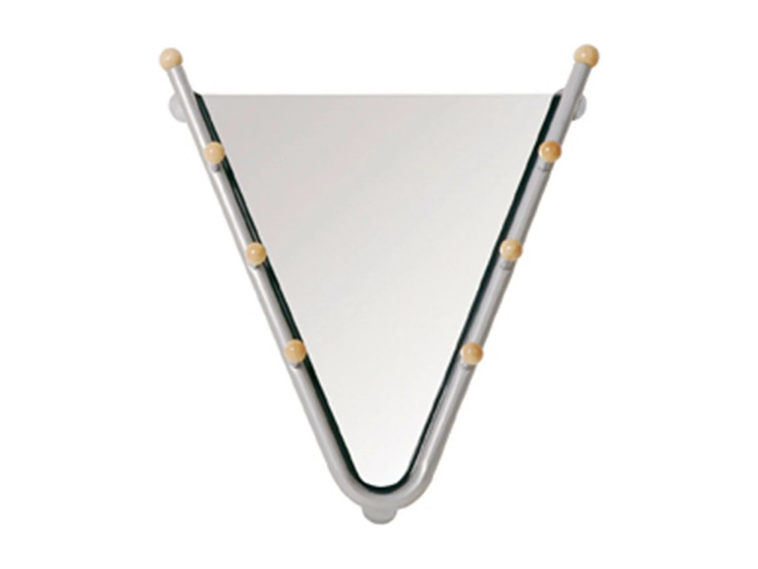 Miroir Mural Design "Sanby" 67cm Argent