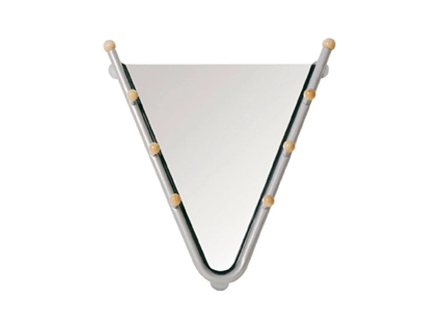 Miroir Mural Design "Sanby" 67cm Argent