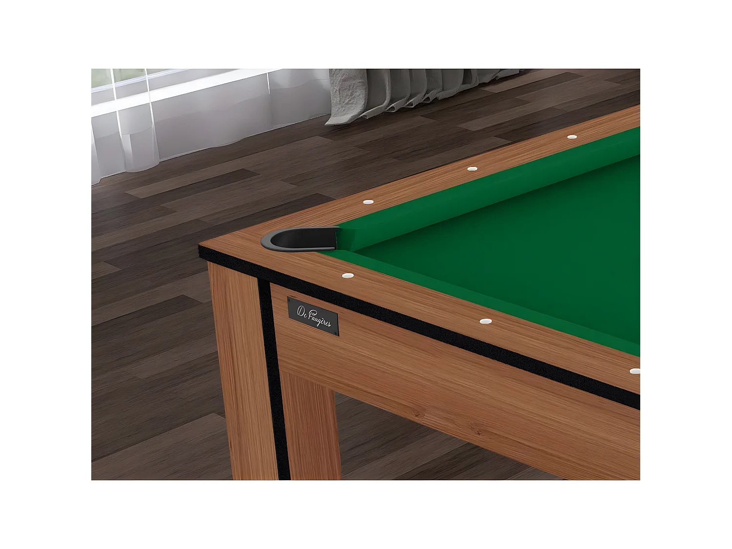 Billard convertible table 6 personnes Texas + pack accessoires Confort