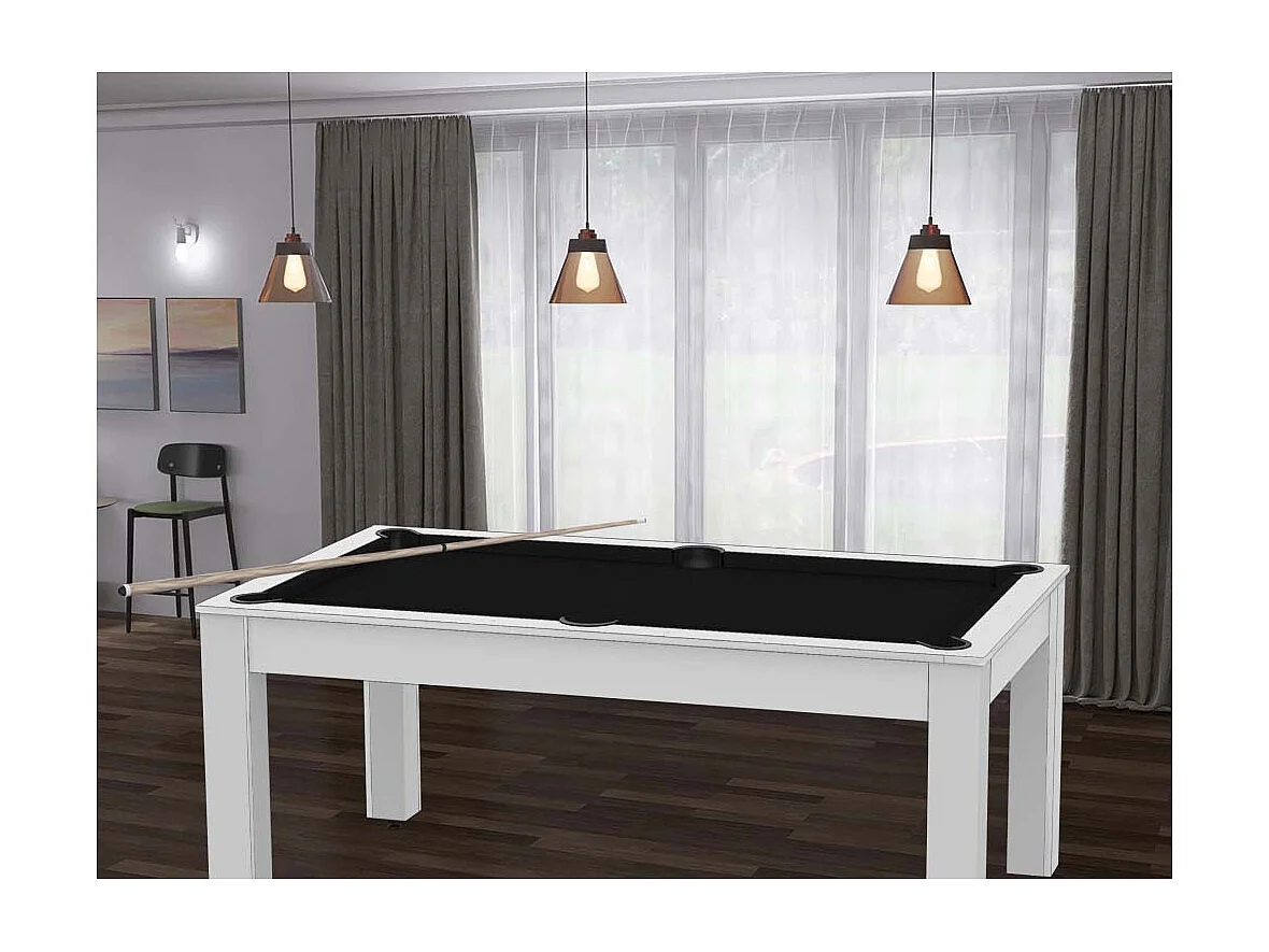 Billard convertible table 6 personnes Texas + pack accessoires Confort