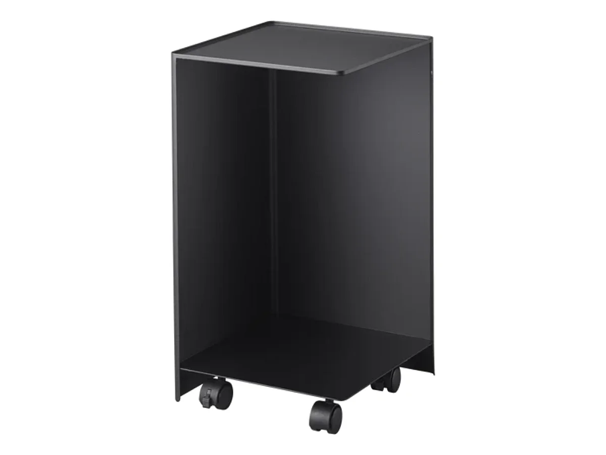 Contenitore per toilette con rotelle