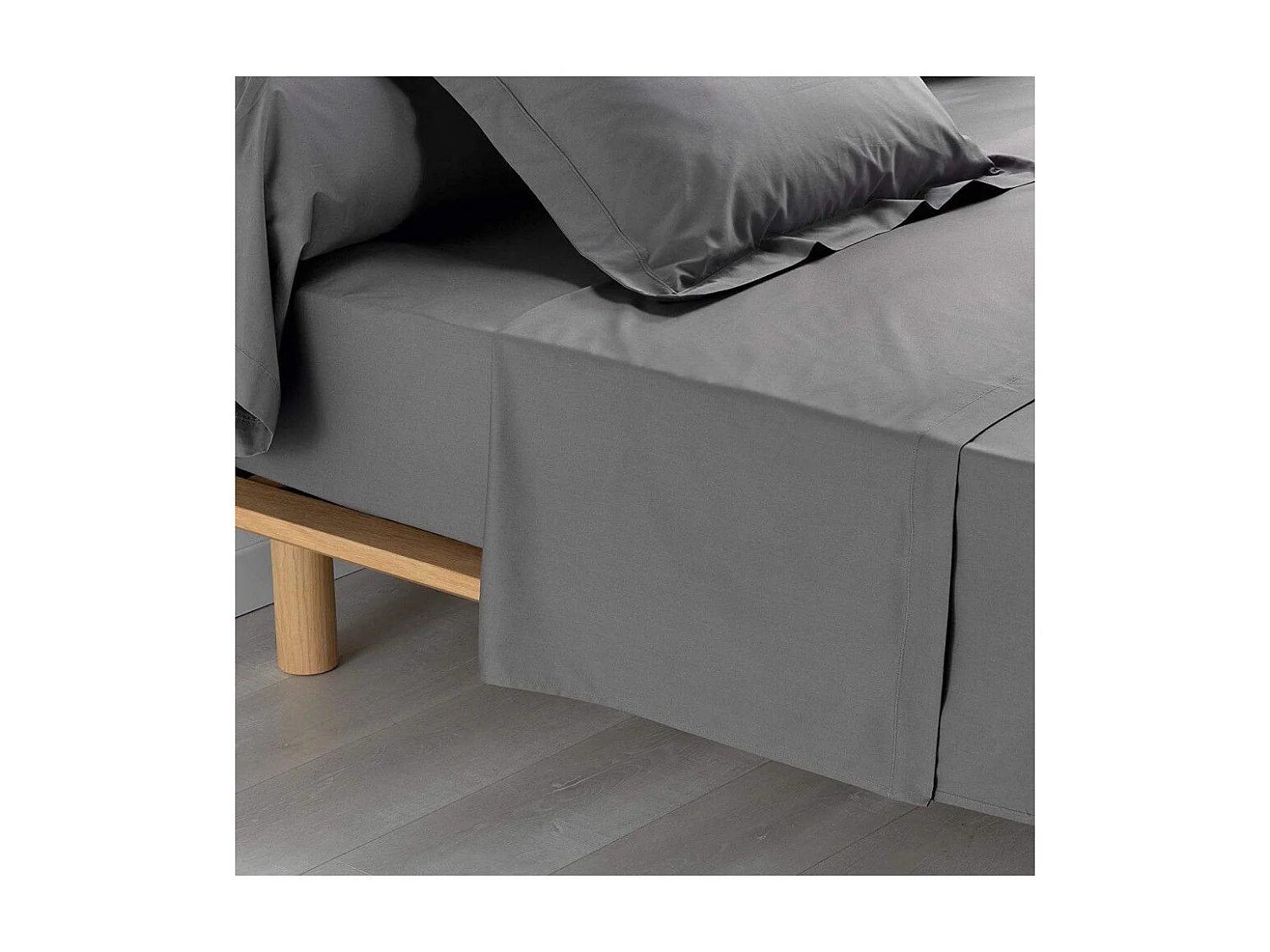 Drap Plat "Percaline" 240x300cm Anthracite