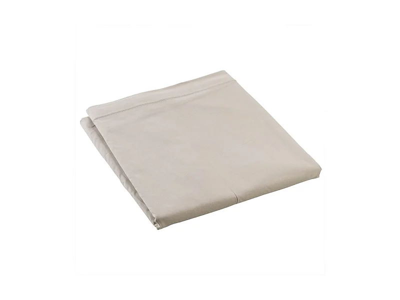 Drap Plat "Percaline" 180x290cm Naturel