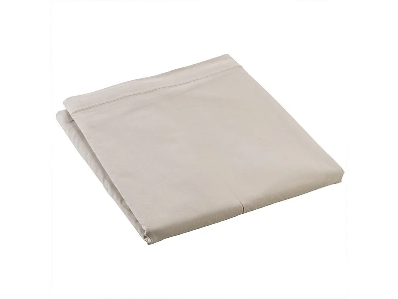 Drap Plat "Percaline" 180x290cm Naturel